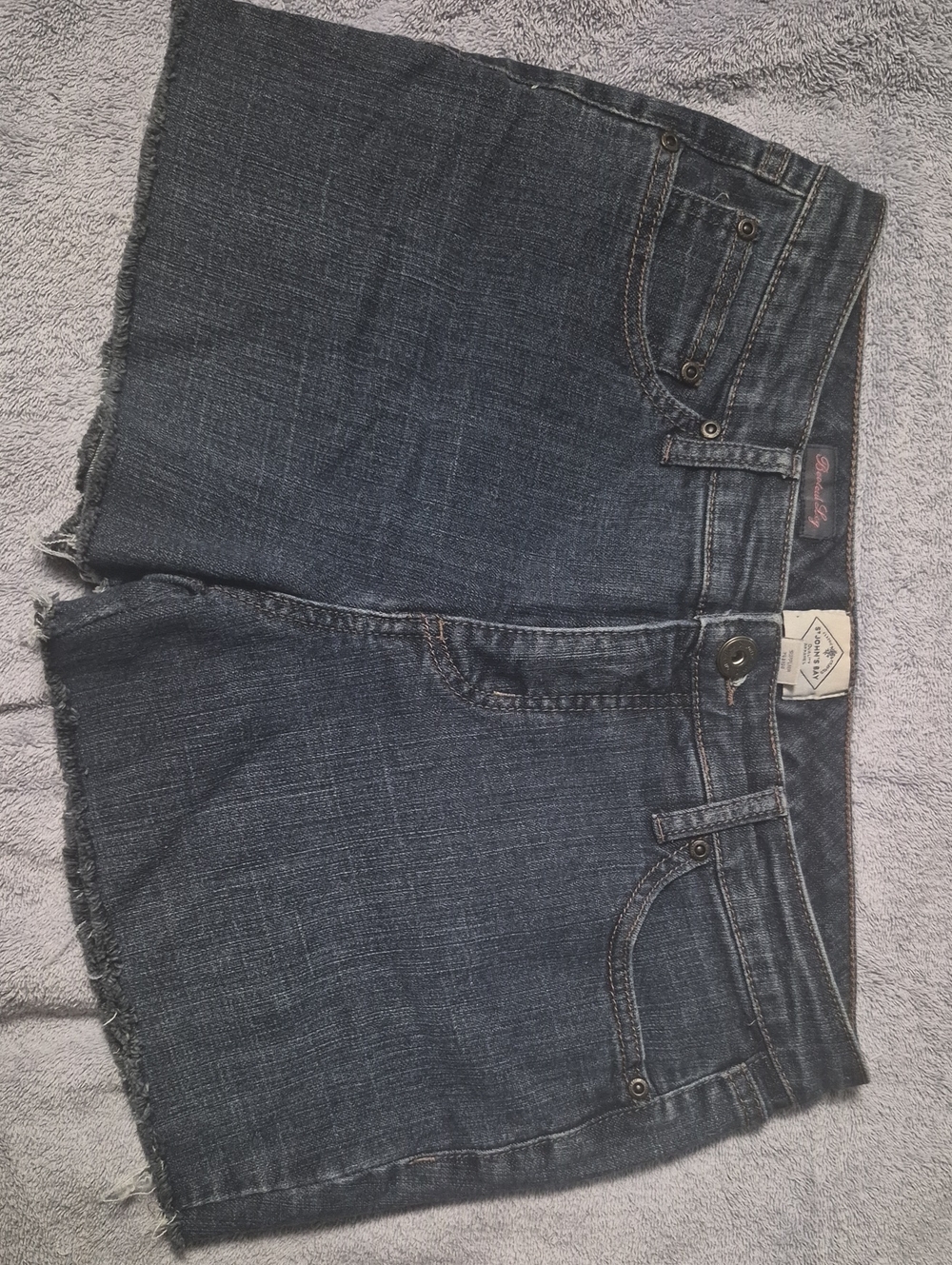St. John's Bay Dark Blue Denim Shorts